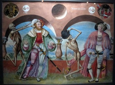 Copy of the Lost Danse Macabre by M. Manuel of the Dominican Cemetery of Bern (1512-20) by Albrecht Kauw